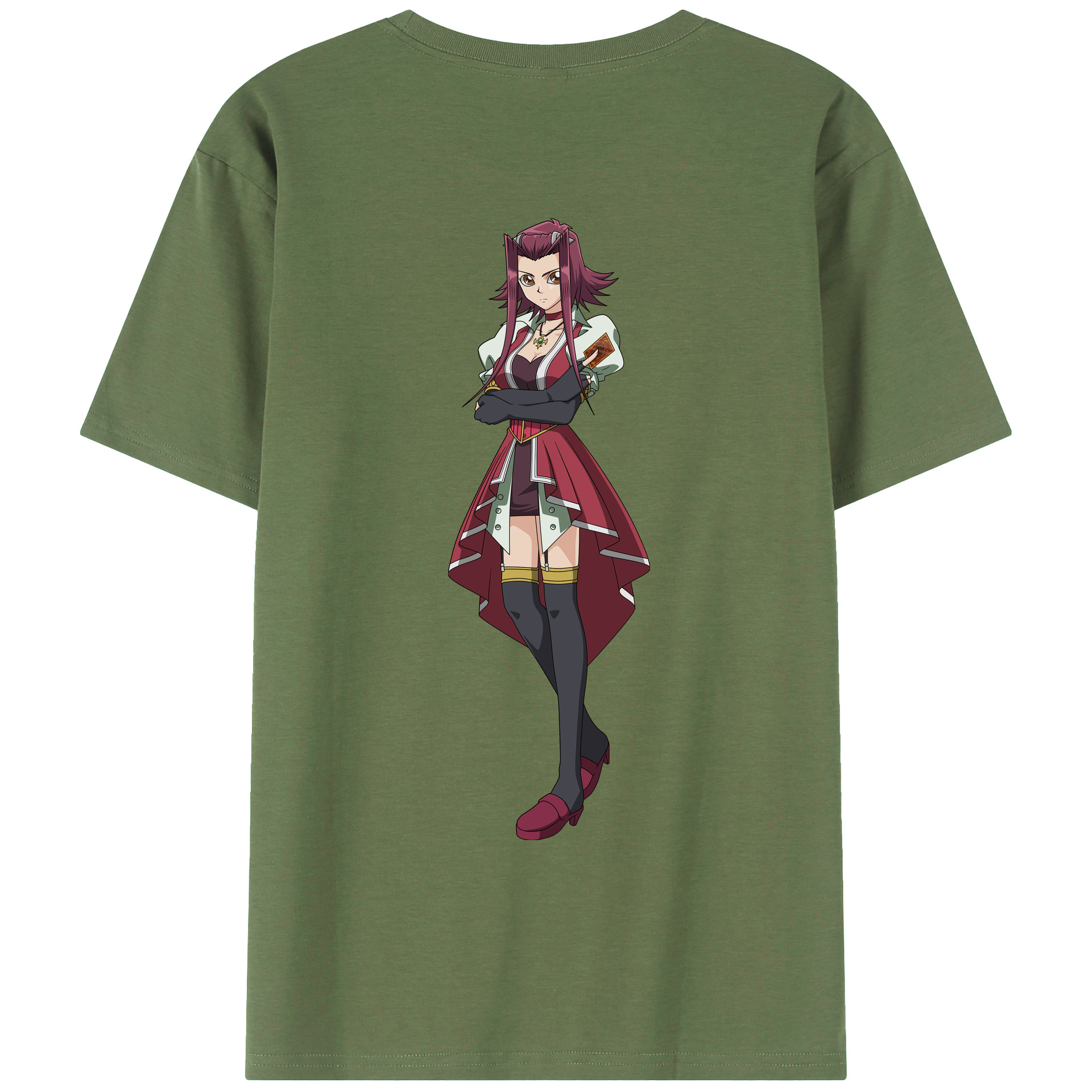 （画像用） 遊☆戯☆王 Yu-Gi-Oh! 綿100％ メンズ半袖Tシャツ（バックプリント） 通気性